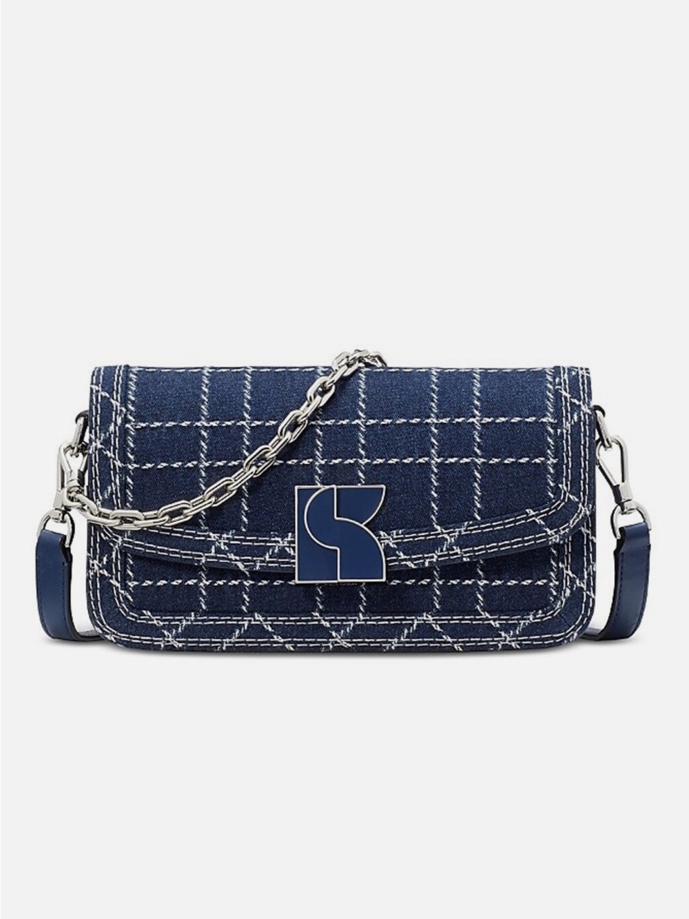 kate spade Navy Quilted Chain Shoulder Bag